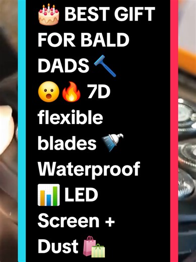 🎂 BEST GIFT FOR BALD DADS 🪒😮‍🔥 7D flexible blades 🚿 Waterproof 📊 LED screen so he knows when it’s dying (unlike his phone 😂) ⚡ Type-C charging because it’s 2026 #MaxgroomHeadShaver #GiftForHim #TikTokMadeMeBuyIt 🛍️ #MensGadgets 🪒 #fyp