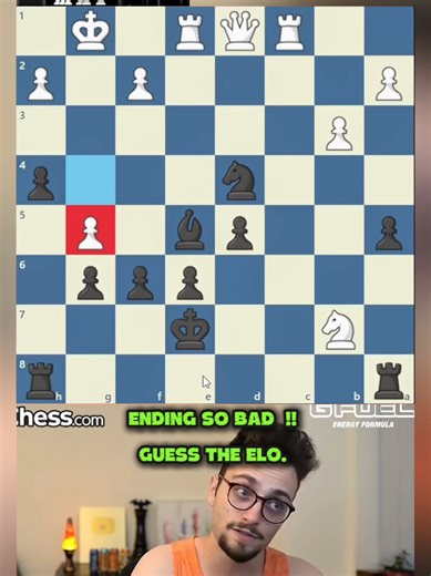 ENDING SO BAD !! GUESS THE ELO. #chess #gothamchess @GothamChess | Chess