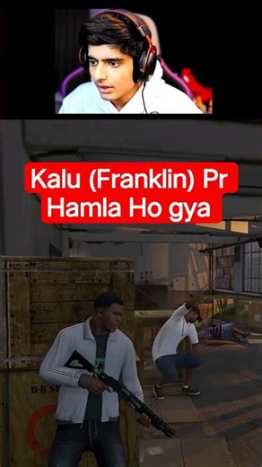 Franklin (Kalu) Pr Hamla Ho gya #gameplay #technogamerz #gta #gta5 #gaming