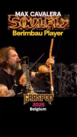 SOULFLY- "Max Cavalera Berimbau Jam" (Tribe intro) - Graspop Belgium 2025 (Sepultura)