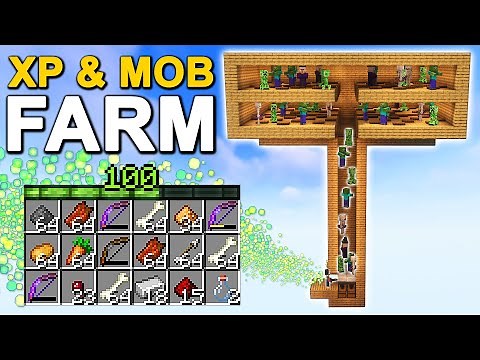 The BEST XP MOB Farm in Minecraft 1.21+ (Tutorial)