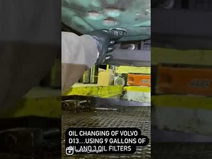 Oil change Volvo D13