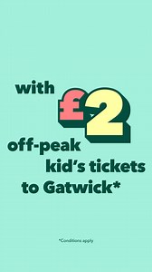 Start your holiday the right way! Skip the car park and take the train, with frequent services to Gatwick Airport | Southern Railway
