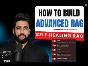 Build Advanced RAG | Self Healing RAG | HyDE | CRAG | Query Decomposition in RAG | ReRanker in RAG