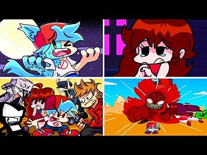 BOYFRIEND TURNS INTO A WEREWOLF ?! - Friday Night Funkin' Best Animations On Youtube !