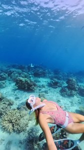 4K views · 632 reactions | That took a couple tries ‍ 隆‍♀️: @oceangalz @isalassinaro #vortex #bubblering #magic #underwater #diving #trick #plastic #spin #mermaid #ocean | oceangalz | Facebook