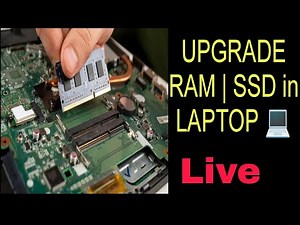"How to Upgrade or change RAM or SSD in a LAPTOP | Step-by-Step Guide on Open a laptop at home"