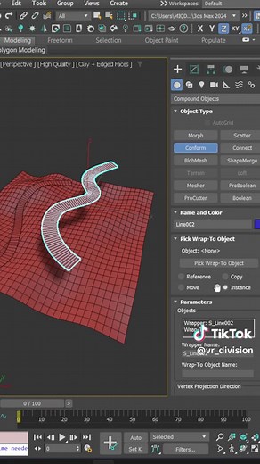 Conform Object to Surface in 3ds Max Tutorial