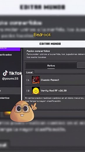 Verity en español Minecraft Bedrock addon — cómo descargar e instalar