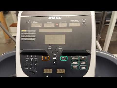 Precor Treadmill Diagnostics Manager mode