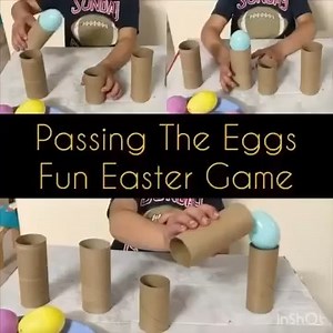 220K views · 1.4K reactions | No-prep and a super fun easter game ... A great fine motor and hand-eye coordination activity for preschoolers and Kindergarteners ...You just need toilet rolls, plastic eggs and go! 讀炙 | Zippi Kids Corner | Facebook