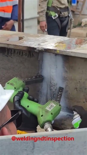 Magnetic particle inspection! #shorts #ytshorts #viral #ytshorts @WeldingNDTInspection