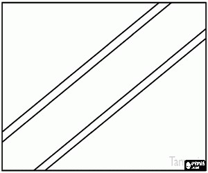 Flag of Tanzania coloring page printable game