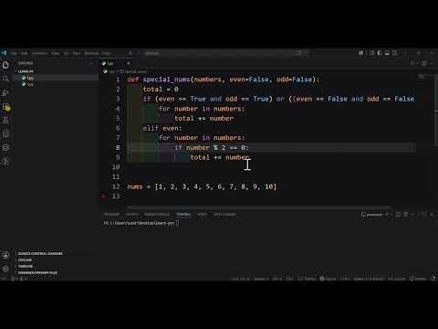 Learn Python: special sum function #46
