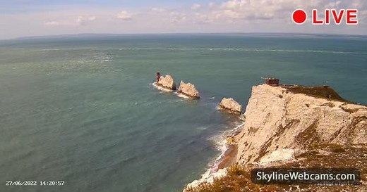 【LIVE】 Live Cam The Needles - Isle of Wight | SkylineWebcams
