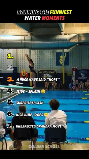 Ranking Funny Water Moments #shorts#top5#funny#ranking
