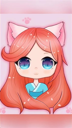 Cute Chibi Fox Girl Art 🦊✨ Speedpaint #procreate #speedpaint #kawaii