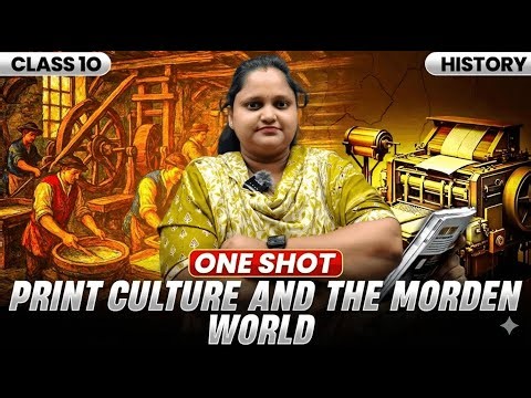 Class 10 History LIVE | Print Culture and the Modern World – One Shot 🔥