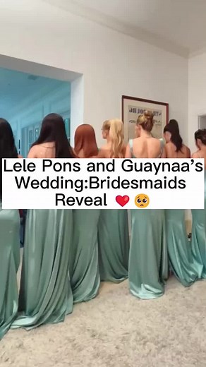 Lele Pons and Guaynaa's Wedding:Bridesmaids Reveal ❤️🥺#bridesmaidsreveal #weddingday #leelyofficial #weddingperformance #wedding