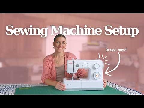 How To Set Up A New Sewing Machine | Easy Beginner Sewing | FEIYUE Sewing Machine Review