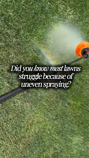 Did you know many lawns struggle because of uneven spraying?