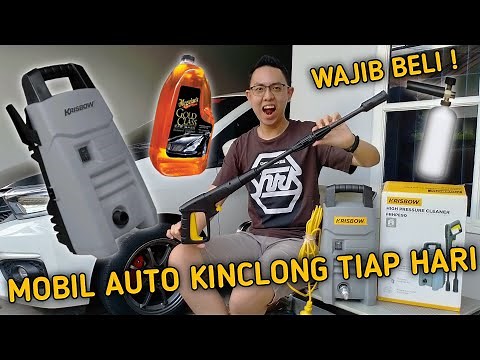 KRISBOW HIGH PRESSURE JET CLEANER REVIEW ALAT CUCI MOBIL MOTOR STEAM TERBAIK - JEFF WILLIS