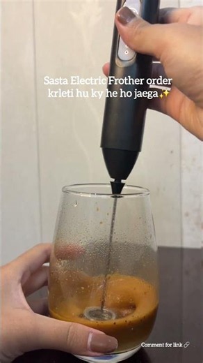 Sasta electric frother order kar leti hu, ky hi hojyega?🤫#ElectricBrother #ElectricBro #TechSibling