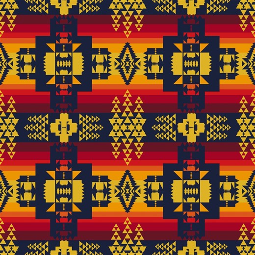 Vibrant Native American Southwestern Home Decor Seamless Pattern, Western Aztec Design for Sublimation Prints, Colorful Navajo Digital Paper - Etsy