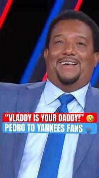 Pedro did NOT hold back on Yankees fans after the Blue Jays advanced to the ALCS 😭 #mlb #alds
