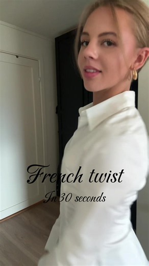 Easy french twist #hairtok #hairinspo #frenchtwist #hairtutorials | french twist hair