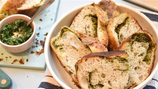 Kale Pesto-Swirled Sourdough Recipe
