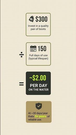 Are $300 Wading Boots Worth It? (Do This Math First)