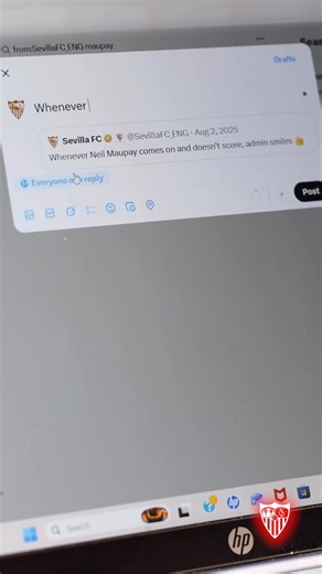 💻 How the tables have turned… | Sevilla FC