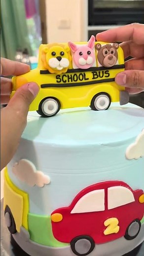 Yellow Bus Cake Tutorial | Vanilla Sponge with Chocolate Ganache | Kids Birthday Cake Ideas