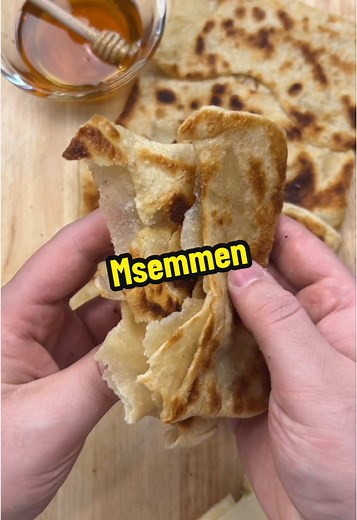 Delicious Moroccan Msemmen Flatbread Recipe