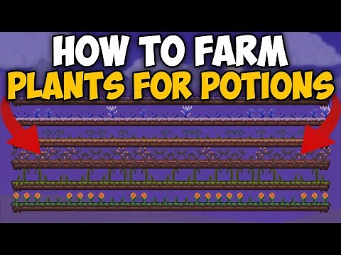 How To Farm Plants for Potions in Terraria 1.4.4.9 | Plants for Potions Farm Terraria