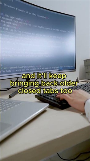 Restore Closed Tabs 💻 #chrome #edge #pc #tech #tips