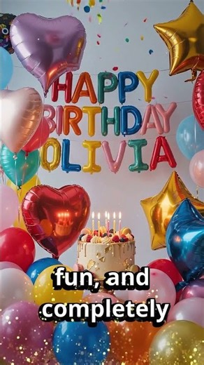 HAPPY BIRTHDAY OLIVIA! 🎂✨ Birthday Wishes for Best Friend #Shorts