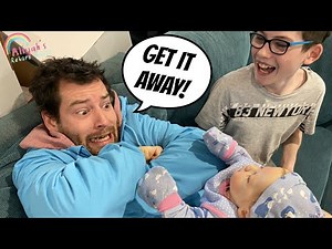 DAD HOLDS A REBORN! HILARIOUS REACTION