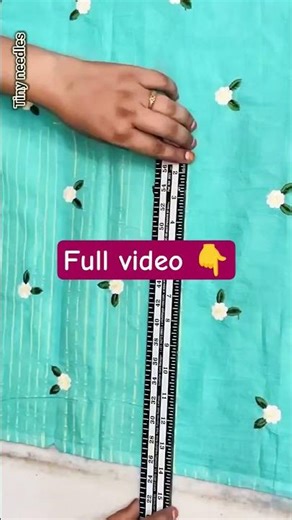 👌💐👌pin tucks top stitching ❤️#fashion #telugu #cuttingandstitching #outfitfromscratch #shorts