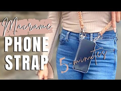 DIY Macrame Phone Strap | Easy 5-minute Craft for Beginners | Quick & Simple Tutorial