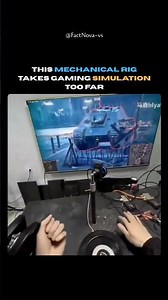 Hyper-Realistic Tank Simulator Setup — How Mechatronics Brings Gaming to Life | #shorts