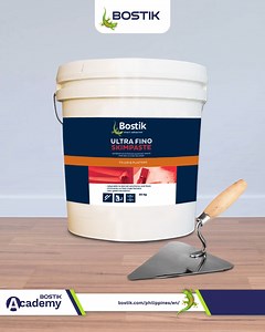 A VERSATILE SKIMPASTE INDEED! Leave no room for imperfections with the skimpaste that demonstrates adaptability to consistency—UltraFino Skimpaste. Visit our website to learn more: https://www.bostik.com/philippines/en/catalog/product/construction/apac/philippines/product-ultra-fino-skimcoat/ Click here to request a FREE training: www.bostik.com/philippines/en/bostik-academy/training/request-training/ | BOSTIK