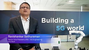 We at HCLTech are ready with frameworks and tools to help enterprise customers and service providers deploy 5G seamlessly. Watch Ravishankar S, Senior Vice President, 5G engineering, HCLTech speak about our 5G capabilities and our domain expertise. Meet us at Mobile World Congress, Barcelona to learn more: https://bit.ly/3kff7Jd. | HCLTech