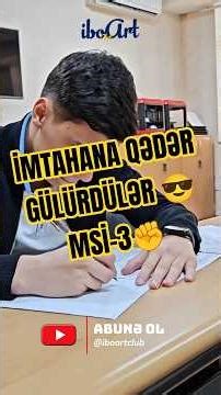 MSİ-3 / Mövzu Sınaq imtahanı 3