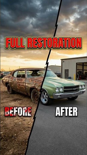 Full Restoration of 1970 Chevrolet Chevelle - from Rusted Wreck to Glossy Finish
