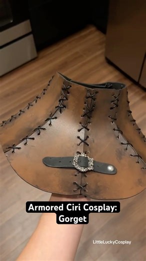 Armored Ciri Cosplay: Gorget #ciri #witcher #armoredciri #cosplay
