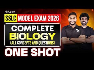 SSLC Biology Complete Chapters In Oneshot | Full Chapter Revision | All Concepts And Questions