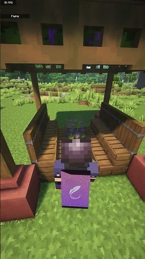 Minecraft Picnic Spot Build 🌳🧺 | Cozy Aesthetic #Shorts