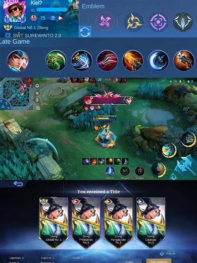 195K views · 4.9K reactions | AGGRESSIVE GOLD LANE ZILONG GAMEPLAY! - FORMER TOP 1 GLOBAL ZILONG #MLBB #mobilelegends #kielzilong #topglobal #zilong | Kiel Zilong | Facebook